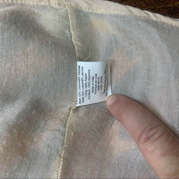 Tanvi Kedia Anthropologie “Ozma” Mixed Media Patchwork Beaded Tunic Dress - Picture 10 of 11